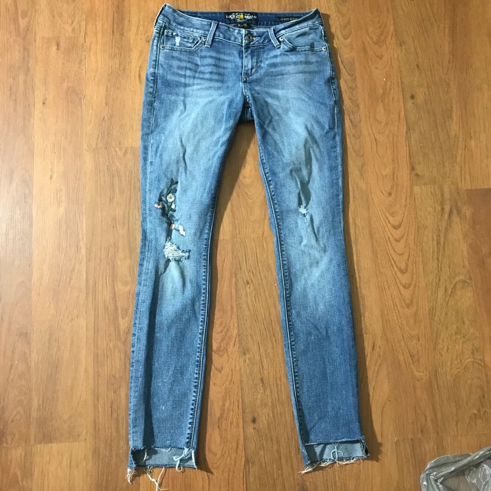Women’s lucky brand jeans Sz 0/25 - Picture 1 of 9